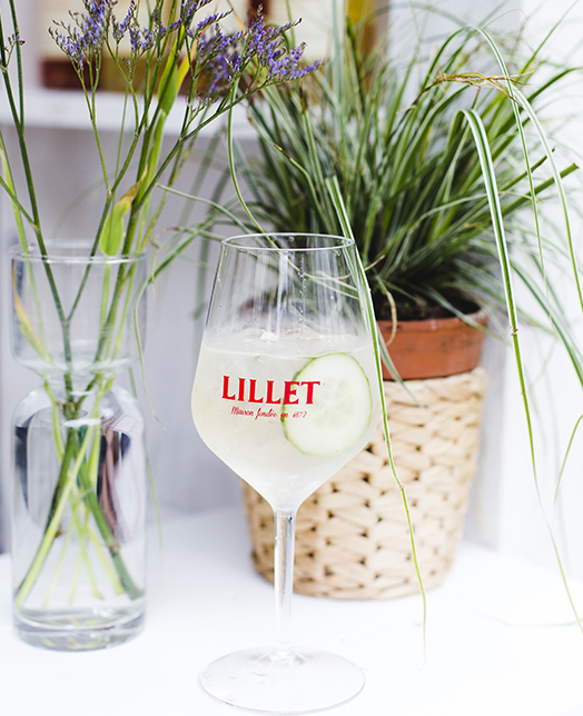 Cocktail Lillet blanc tonic